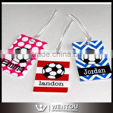 Personalized Sports Soccer Bag Tag