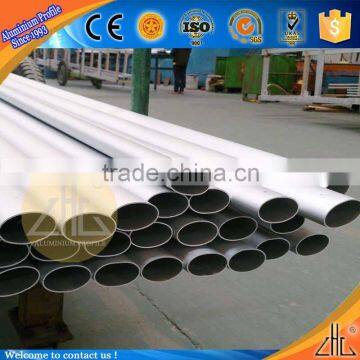 Hot! anoidzed price of aluminum profile 5.8m taiwan OEM white profile oval aluminio