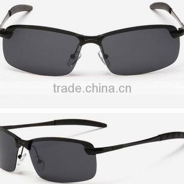 Polarized sport sunglasses metal