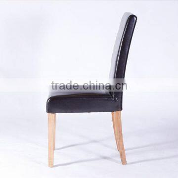 Factory Price Wooden Chair Leather Dining Chair Used for Hotel Restaurant photo-2