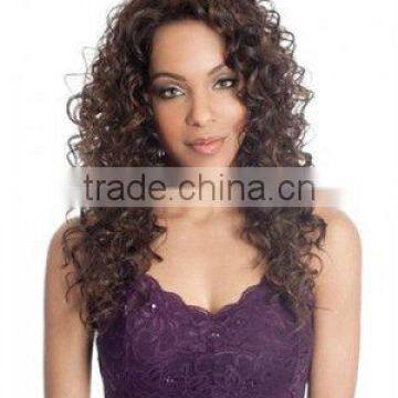 deep curly Beyonce wig monofilament wig for white women