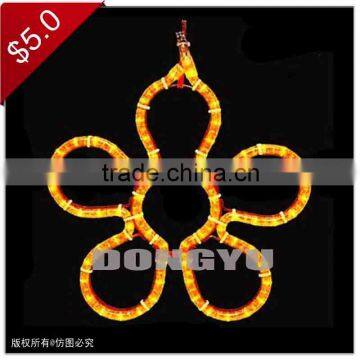 Christmas LED Light for Shopping Mall Hanging Decoration 2D Motif Light for Holiday Decoration