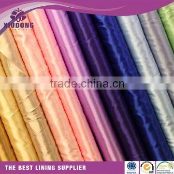 Solid colored new plain design cheap bridal dull satin fabric