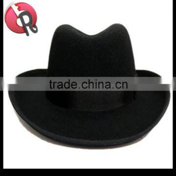 Men's Wool Felt Crushable Indiana jones Outback Safari Fedora Cowboy Western Hat