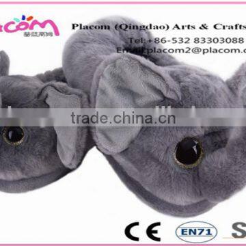 Best sellingHigh quality Cute Fashion Warm Comfortable Customize Gifts Plush toy Slippers Elephant