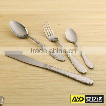 Mirror Polish! Hand Made Stainless Steel Cheap Flatware