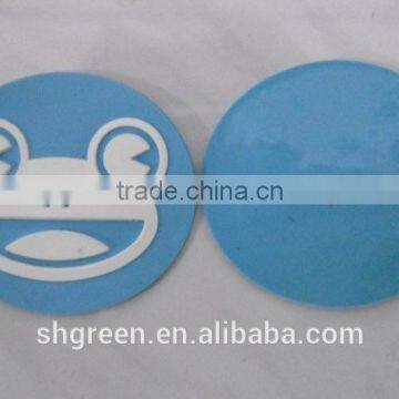 Harmless 3D frog logo silicone patch