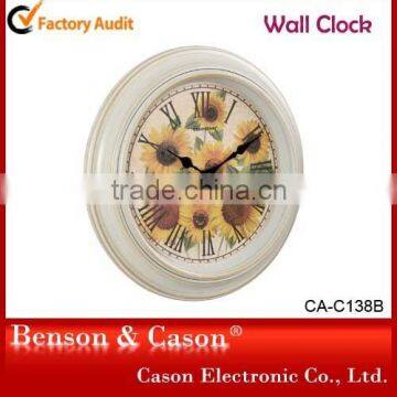 Cason Oversize Flower Wall Clock