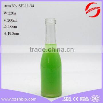 Factory Price Elegant Glass Bottle for Juice With Lid Wholesale photo-2