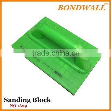 floats with orange sparkled rubber 150*220plaster bucket for wall plastic round corner trowel plastering paint trowel