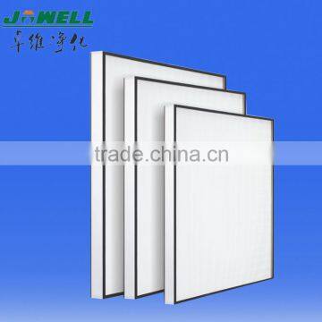 High efficiency Min -pleat HEPA air filter used in electronics, pharmaceuticals