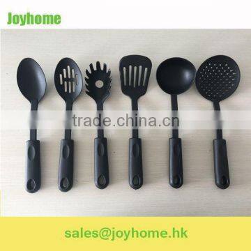 6 piece non-stick food nylon kitchen utensils with wide handle