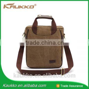 China Leisure Briefcase New Model Tote Handbag Men's Canvas Laptop Bag in Stock