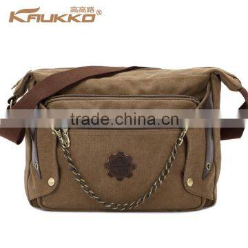 Superior Mens Messenger Bag College Bag Style Men's Shoulder Bag Men Canvas Sling Bag Cotton Casual Cross Body Bag