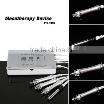 AYJ-T01C High Quality Electroporation No Needle Mesotherapy Machine For Skin Whitening