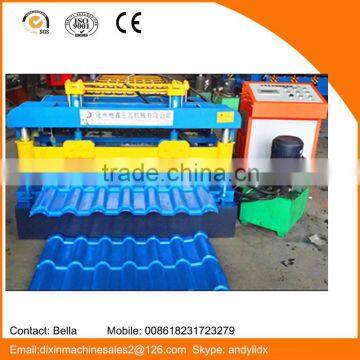 800 Hot Type Tile Steel Sheet Glazed Tile Making Machine/quality Glazed Tile Roll Forming Machine Roll Forming Machine for Roof photo-4