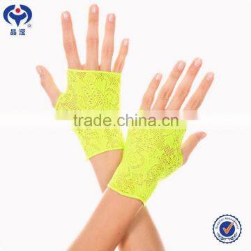 Sexy Ladies Party Club Mesh Cutting Gloves