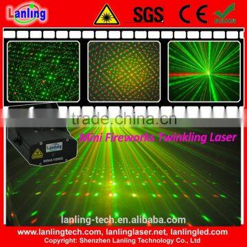 100mW RG Mini Fireworks Twinkling Laser Light