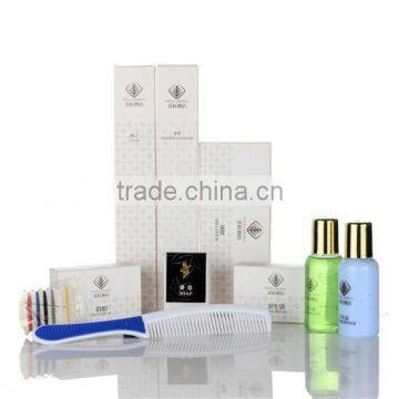 new design hotel toiletries product/hotel amenity supplier/hotel guest room amenity set