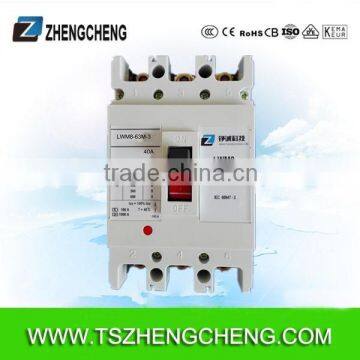 MCCB moulded case circuit breaker LWM8-63M 40A 3P