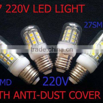 Plastic cover led bulb mini corn light e27