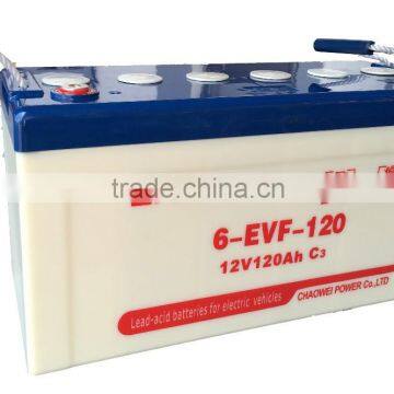 Maintenance Free (MF) Battery for electric car, electric tricycle, 12V 120Ah