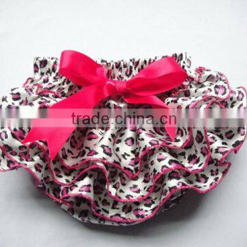 Hot Sale! Multi-color Satin Ruffle Bloomer Design for 0-4 Years Toddler Diaper Cover Girls Shorts photo-5