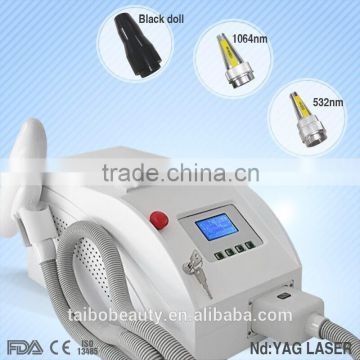 1 HZ 1064nm And 532nm Laser Tattoo Removal /q Naevus Of Ito Removal Switch Nd Yag Laser Tattoo Rmoval Machine