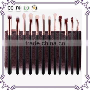 12pcs black handle eye makeup brushes eyeliner eyebrow eyeshadow brushes