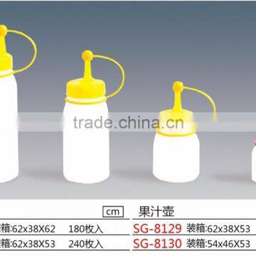 Plastic Squeeze Bottle, Plastic Seasoning Bottle for Jam, Sauce, Vinegar Etc.