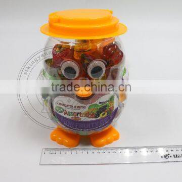 Penguins Bottle Assorted Mini Fruit Jelly Cup With Coconut