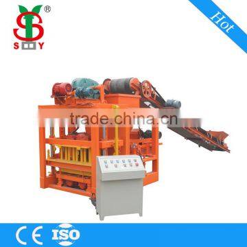 Germany Technology High Quality QTJ4-26C Shengya Machinery Semi Automatic Concrete Brick/Paving Brick Making Machine Price photo-2