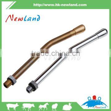 NL405 180xD12mm two types brass livestock drenching cannula for cow pig horse cattle