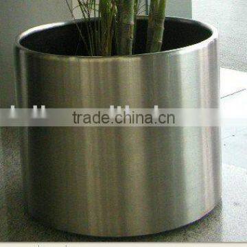 stainless steel Cylindrical planter