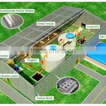 PUXIN great medium and large size biogas system for power