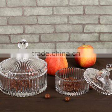 Common Straight Glass Candy Jar With Lid photo-2
