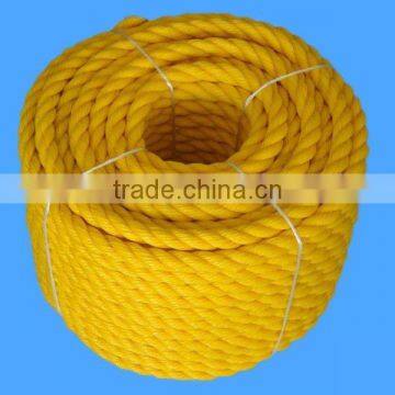 3 strand 16mm twisted polyethylene fishing rope nylon rope