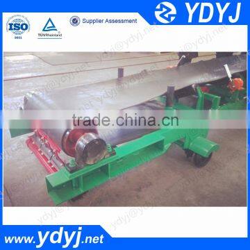 Carbon steel frame movable PVC belt conveyor or conveying bulk materials