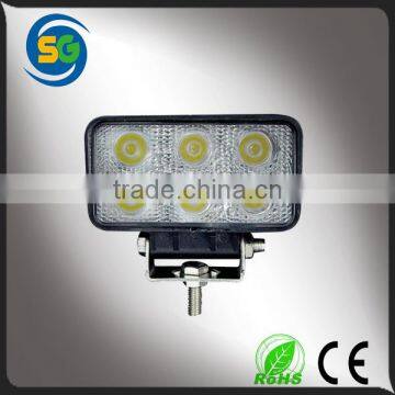 High Power Black Aluminum Housing 18w 12v Led Work Light photo-5