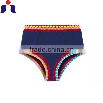 2016 Xxx Hot Sex Bikini One Shoulder Handmade Crochet High Waist Bikini photo-4