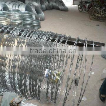 (high Quality)Galvinized Razor Barbed Wire(factory) photo-3