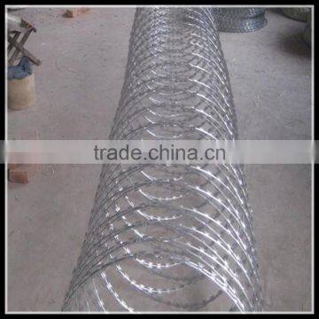 Easy to install high quality razor blade barbed wire (factory)