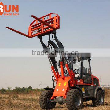 Everun New 1.5 Ton Small Front Loader With Wheel Loader Attachments photo-3
