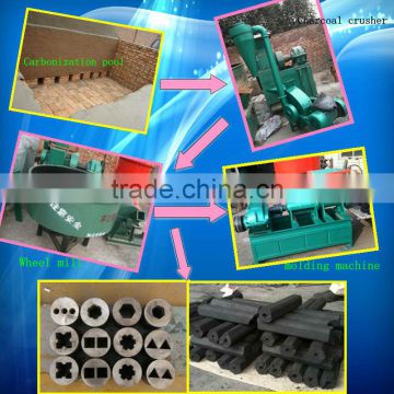 Hot selling wood charcoal production line ,wood charcoal making line