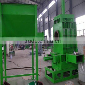 sawdust packing machine with 4 Hydro-cylinder