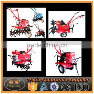 Mini Multi-function Gasoline Power Rotary Cultivator with Cart and Wheels