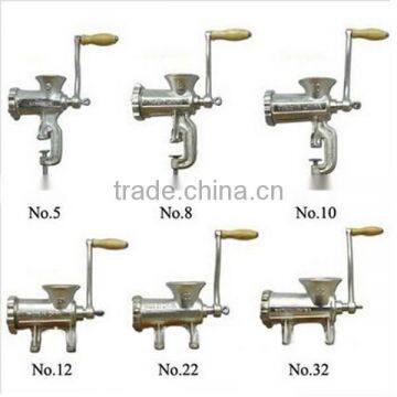 Hand Operate Cast Iron Electroplate Tinned 5# Manual Meat Grinder photo-2