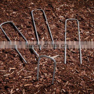 6-Inch Garden Landscape Staples Stakes Pins. U-Tyoe Nail. photo-2