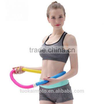 colorfull flexible spring hula hoop for sale