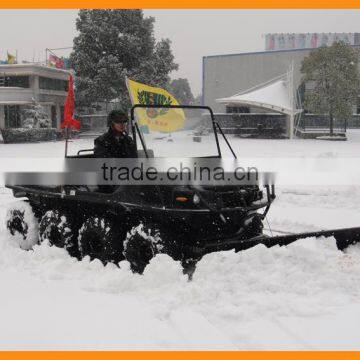 XBH 8x8-2 Amphibious Vehicle With Forklift Reversible Snow Plough Shovel Snow Special Car Snow Cleaning Vehicle photo-4